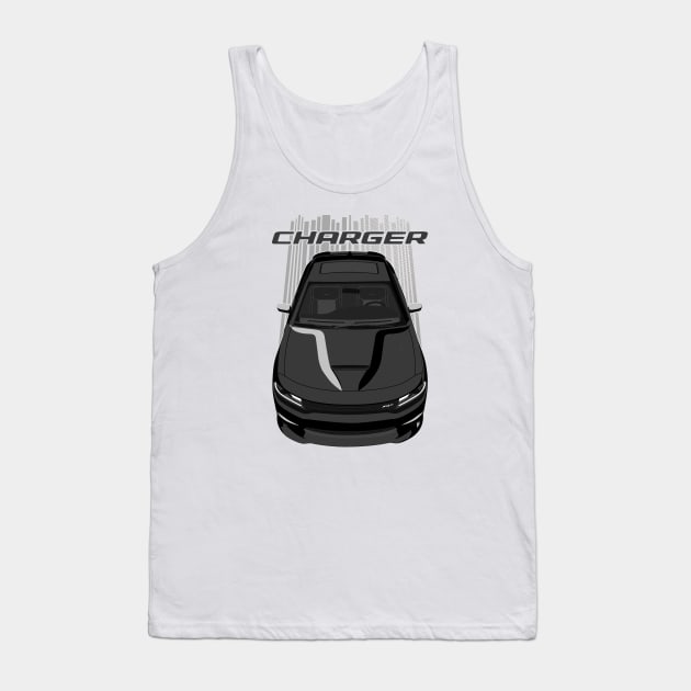Charger - Black Tank Top by V8social